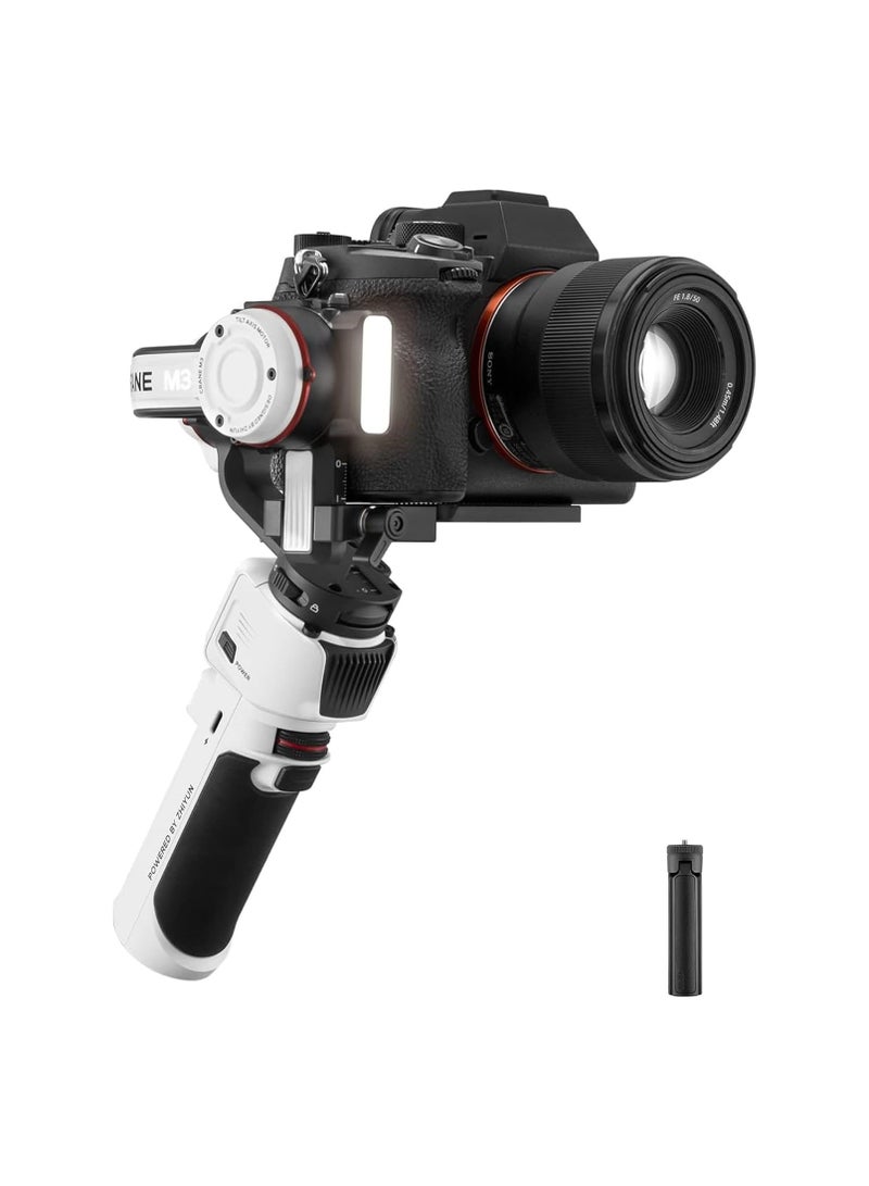 Zhiyun Crane M3 Handheld 3-Axis Camera Gimbal Stabilizer, Gimbal Stabilizer for Mirrorless Camera, Gopro, Action Camera, Smartphone