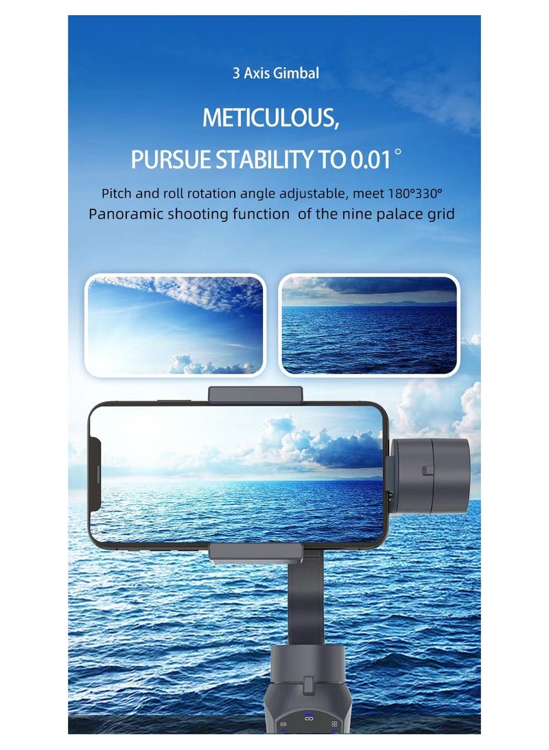 Mobile phone pan tilt stabilizer