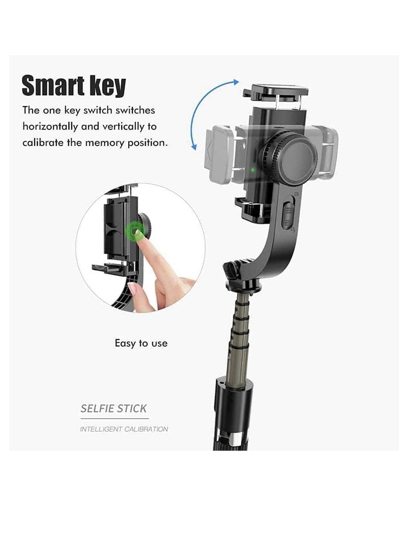 Q08 Gimbal Stabilizer for Smartphone with Extendable Bluetooth Selfie Stick and Tripod