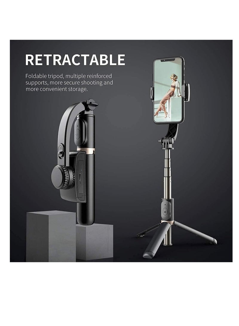 Q08 Gimbal Stabilizer for Smartphone with Extendable Bluetooth Selfie Stick and Tripod