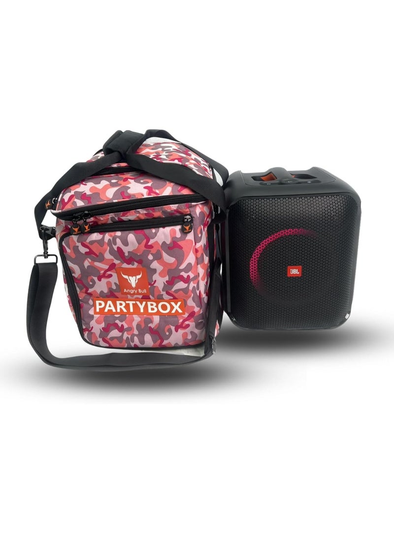 Safe Carry Speaker Storage Bag with Shoulder Strap Travel Bag Handy for JBL Encore Essential - ARMY J