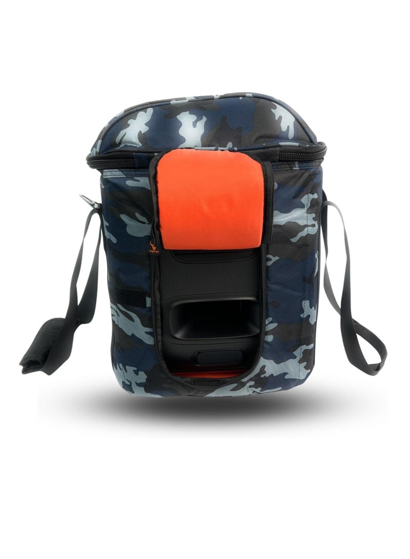 Speaker Bag Safety Carrying Storage Case with Shoulder and Handy Strap Travel Bag for JBL Encore Essential - ARMY E