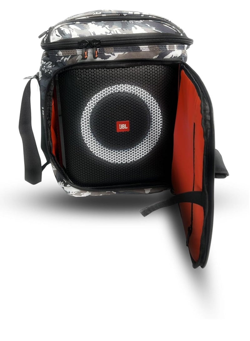 Speaker Bag Safety Carrying Storage Case with Shoulder and Handy Strap Travel Bag for JBL Encore Essential - ARMY F