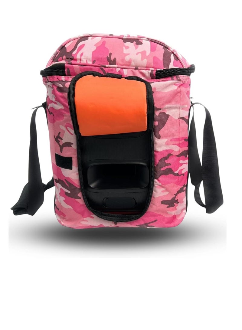 Speaker Bag Safety Carrying Storage Case with Shoulder and Handy Strap Travel Bag for JBL Encore Essential - ARMY I