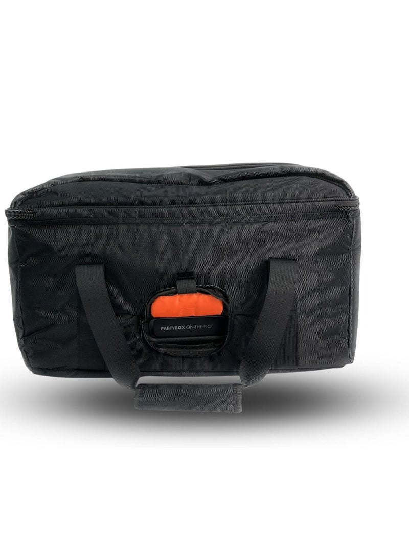 Speaker Bag Safety Storage Case with Shoulder and Handy Strap Travel Bag for JBL Party Box On The Go - BLACK