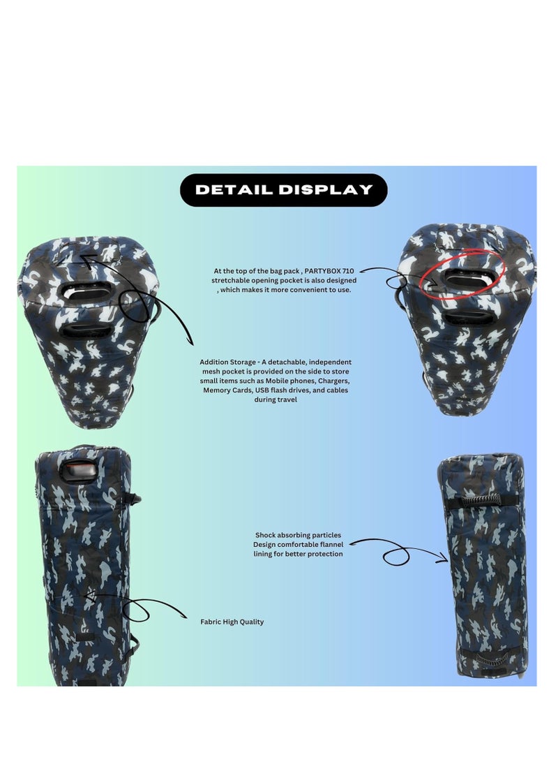 Speaker Bag Travel Safety Storage Case Handy Bag for JBL Party Box 1000 - AE