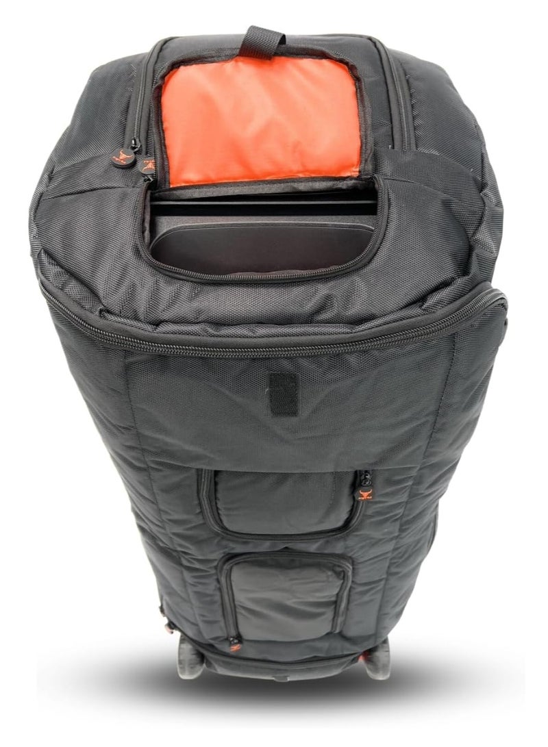 Speaker Bag Travel Safety Storage Case Handy Bag for JBL Party Box 710 - BLACK