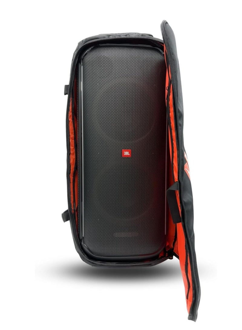 Speaker Bag Travel Safety Storage Case Handy Bag for JBL Party Box 710 - BLACK