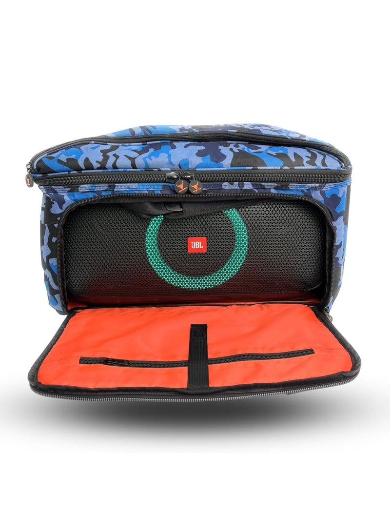 Speaker Bag Safety Storage Case with Shoulder and Handy Strap Travel Bag for JBL Party Box On The Go ARMY - H