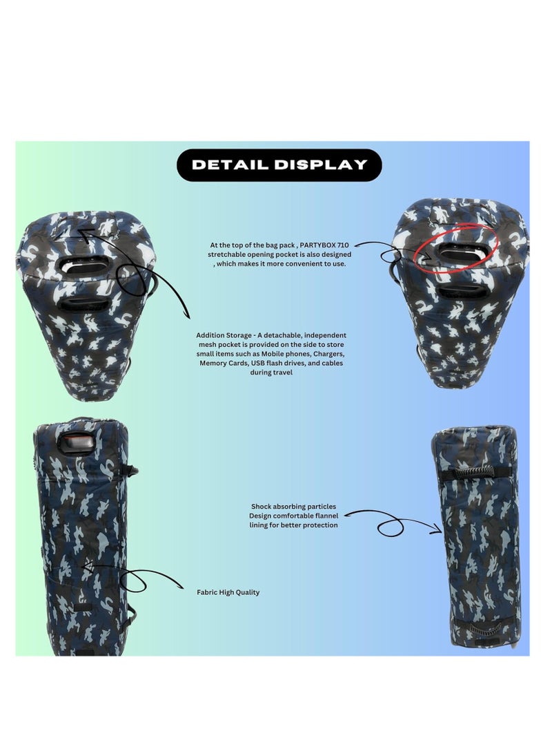 Speaker Bag Travel Safety Storage Case Handy Bag for JBL Party Box 1000- AF