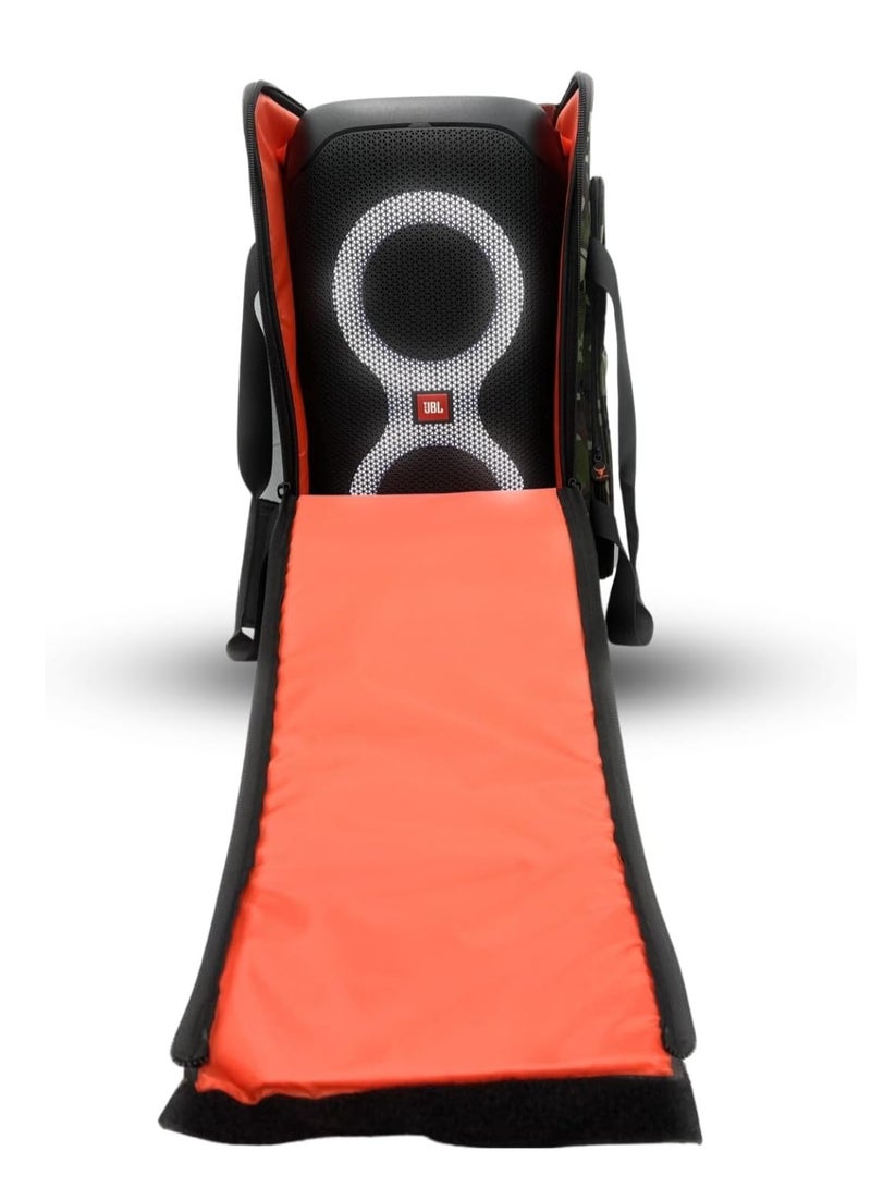 Speaker Bag Safety Storage Case with Handy Strap Travel Bag Compatible for (JBL PARTYBOX 110 BAG ARMY-A)