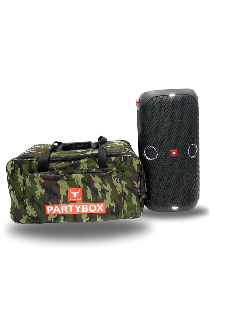 Speaker Bag Safety Storage Case with Handy Strap Travel Bag Compatible for (JBL PARTYBOX 110 BAG ARMY-A)