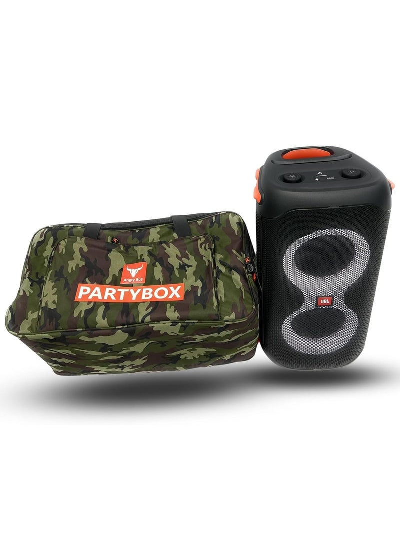 Speaker Bag Safety Storage Case with Handy Strap Travel Bag Compatible for (JBL PARTYBOX 110 BAG ARMY-A)