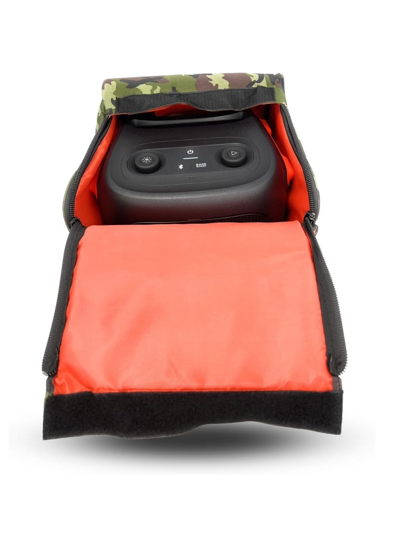 Speaker Bag Safety Storage Case with Handy Strap Travel Bag Compatible for (JBL PARTYBOX 110 BAG ARMY-A)