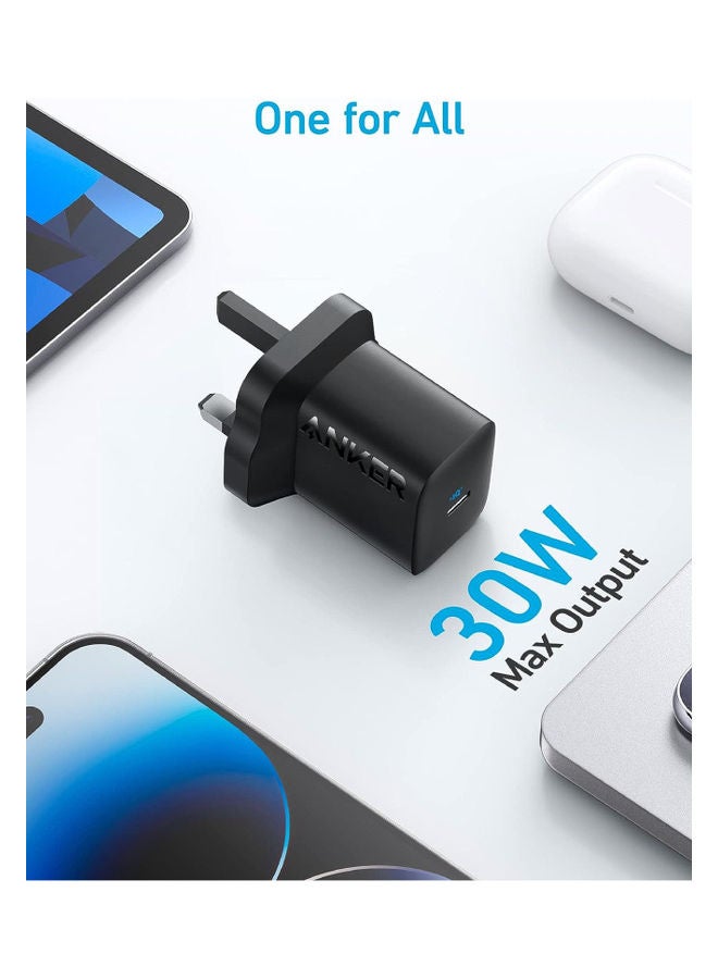 312 Charger 30W USB-C High-Speed Fast Charging Adapter A2640K11 White Black