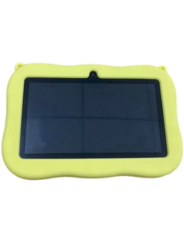 PRITOM Tablet for Kids, 7 inch Kids Tablets with WiFi, 32GB ROM, 2GB RAM, Bluetooth, Camera, Parental Control, Pre-Installed APPs, Games, Learning Educational Toddler Tablet with Case Yellow