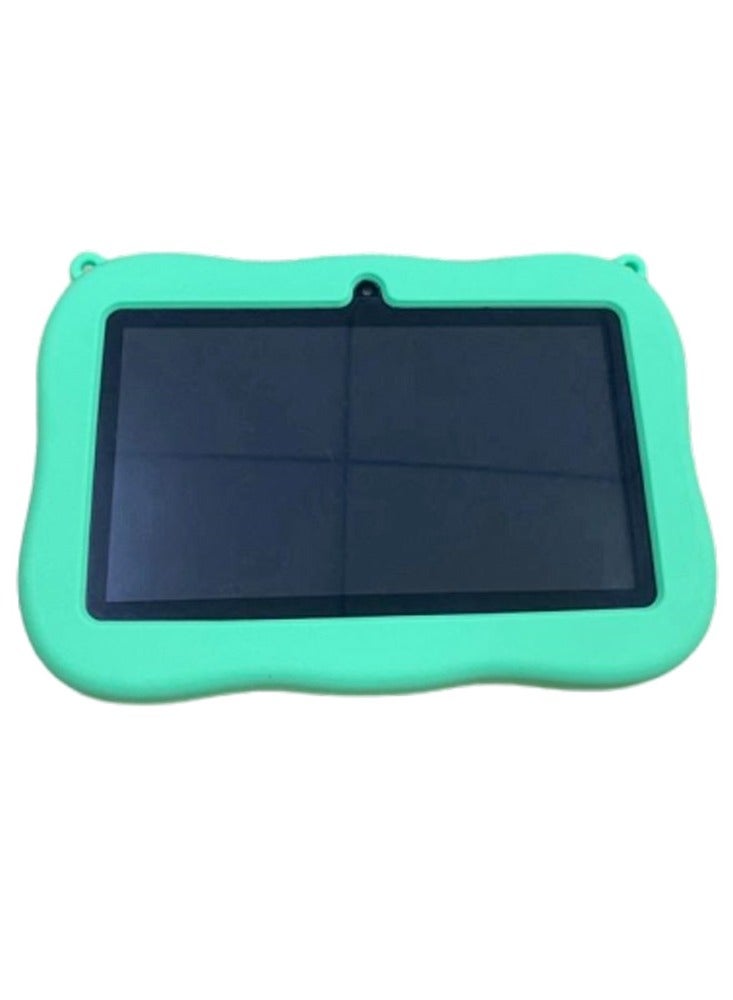 PRITOM Tablet for Kids, 7 inch Kids Tablets with WiFi, 32GB ROM, 2GB RAM, Bluetooth, Camera, Parental Control, Pre-Installed APPs, Games, Learning Educational Toddler Tablet with Case, Green