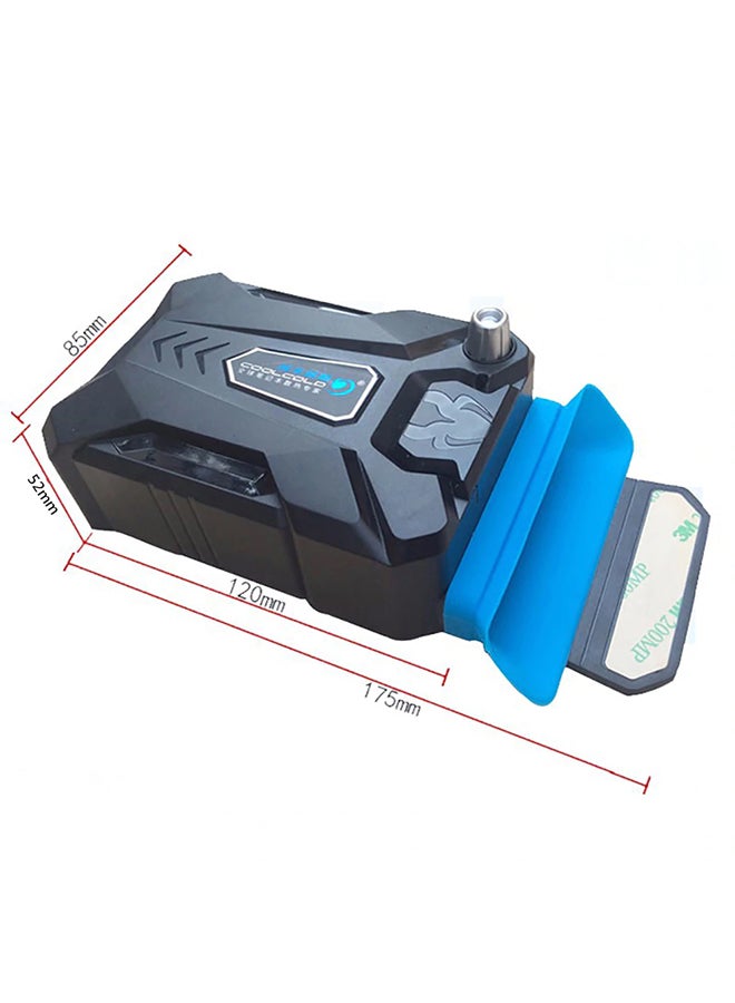 Portable Laptop Cooler Black/Blue