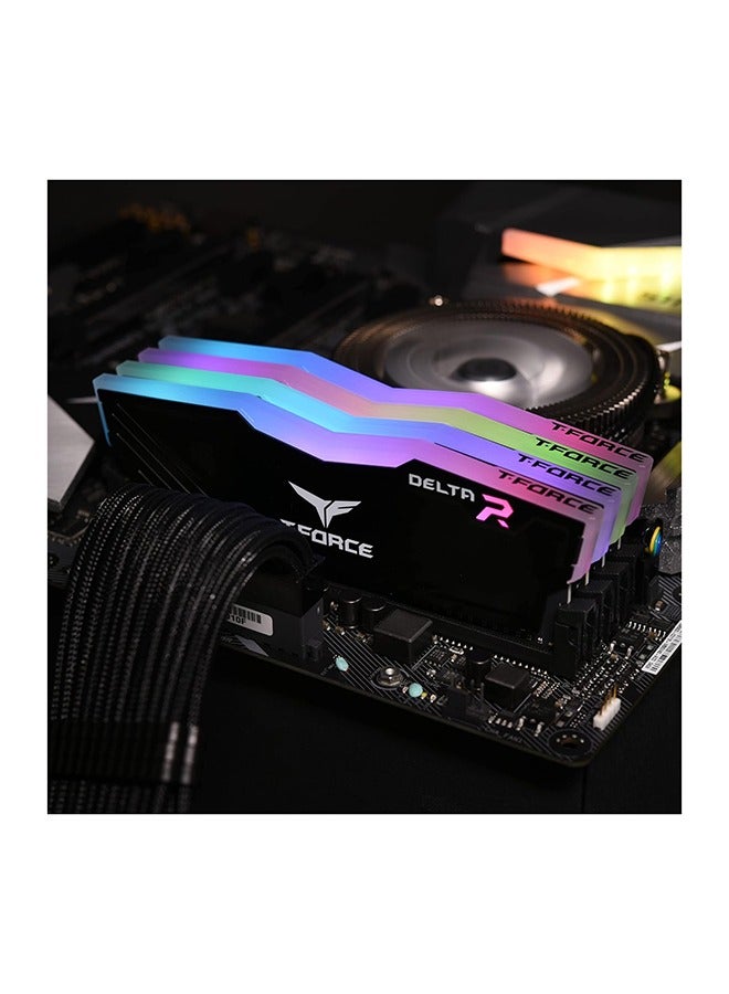 TEAMGROUP Team T-Force Delta RGB DDR4 Gaming Memory, 2 x 8 GB, 3600 Mhz, 288 Pin DIMM, Black