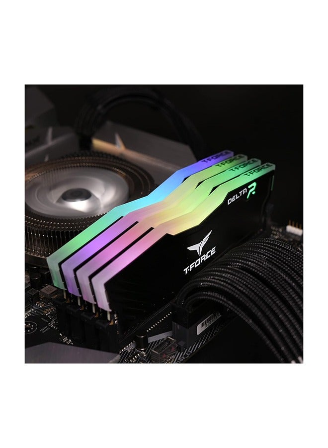 TEAMGROUP Team T-Force Delta RGB DDR4 Gaming Memory, 2 x 8 GB, 3600 Mhz, 288 Pin DIMM, Black