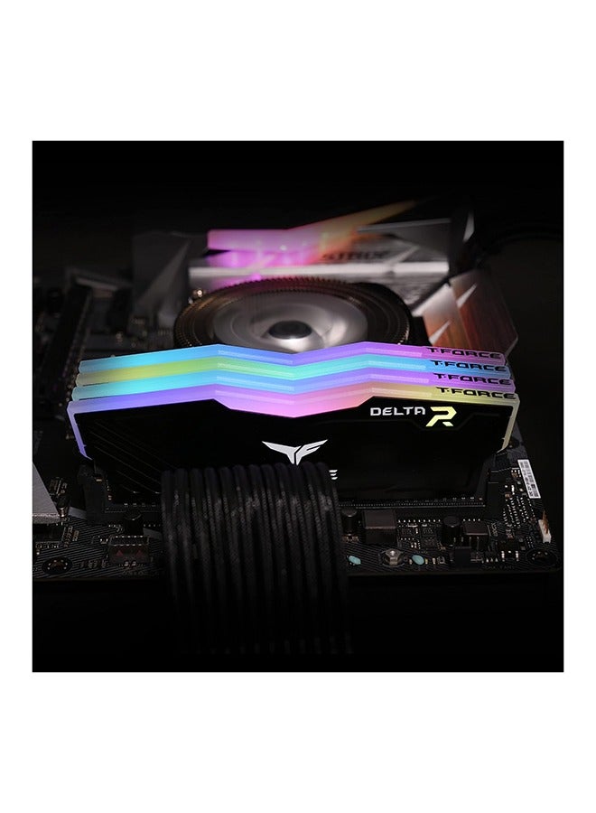 TEAMGROUP Team T-Force Delta RGB DDR4 Gaming Memory, 2 x 8 GB, 3600 Mhz, 288 Pin DIMM, Black