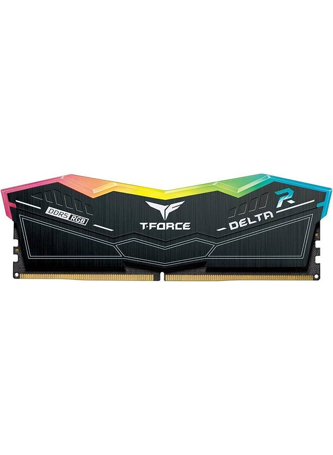 T-Force Delta RGB Black 64GB (2x 32GB) DDR5 6000 Desktop Memory, 288-Pin PC RAM, 38 CAS Latency, Intel XMP 3.0 Chipset, Black | FF3D564G6000HC38ADC01