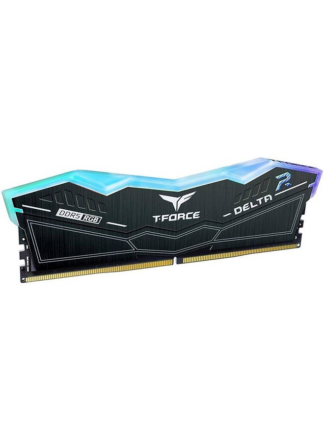 T-Force Delta RGB Black 64GB (2x 32GB) DDR5 6000 Desktop Memory, 288-Pin PC RAM, 38 CAS Latency, Intel XMP 3.0 Chipset, Black | FF3D564G6000HC38ADC01