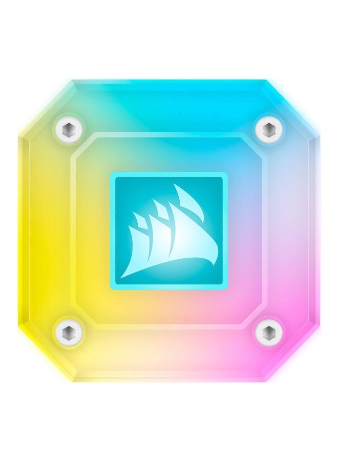 iCUE H100i Elite CAPELLIX, 240mm Radiator, Liquid CPU Cooler White