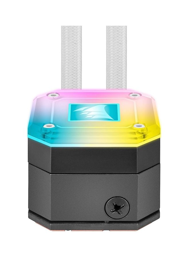 iCUE H100i Elite CAPELLIX, 240mm Radiator, Liquid CPU Cooler White