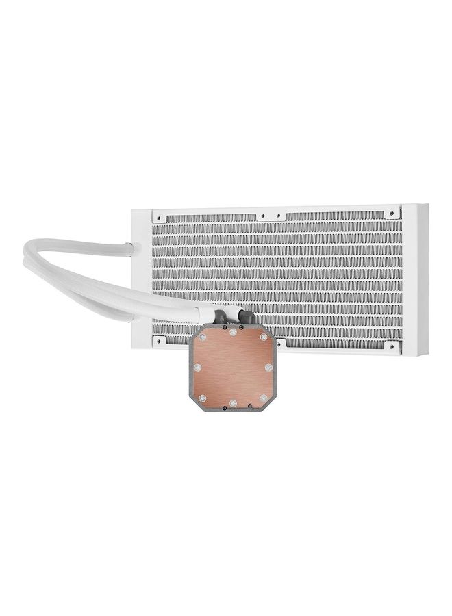 iCUE H100i Elite CAPELLIX, 240mm Radiator, Liquid CPU Cooler White