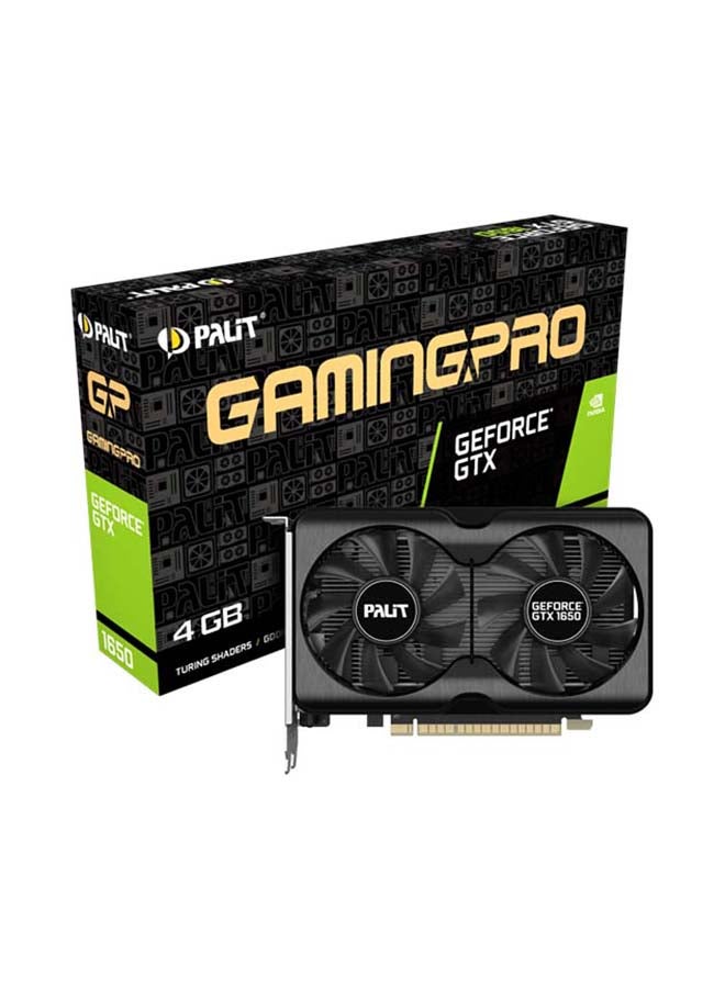 Geforce Gtx 1650 Gamingpro 4 Gb Gddr6 Graphics Card 896 Core 1410 Mhz Gpu 1590 Boost 2 X Displayport Black