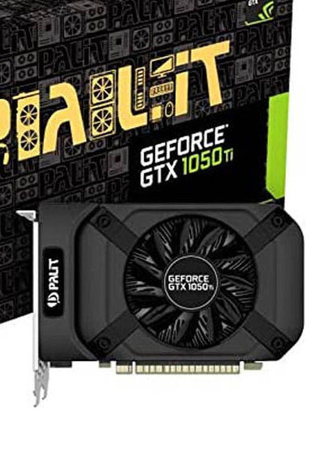 Geforce Gtx 1050 Ti Stormx 4 Gb Gddr5 Graphics Card Diplay Port Hdmi Dual-Link Dvi-D Black