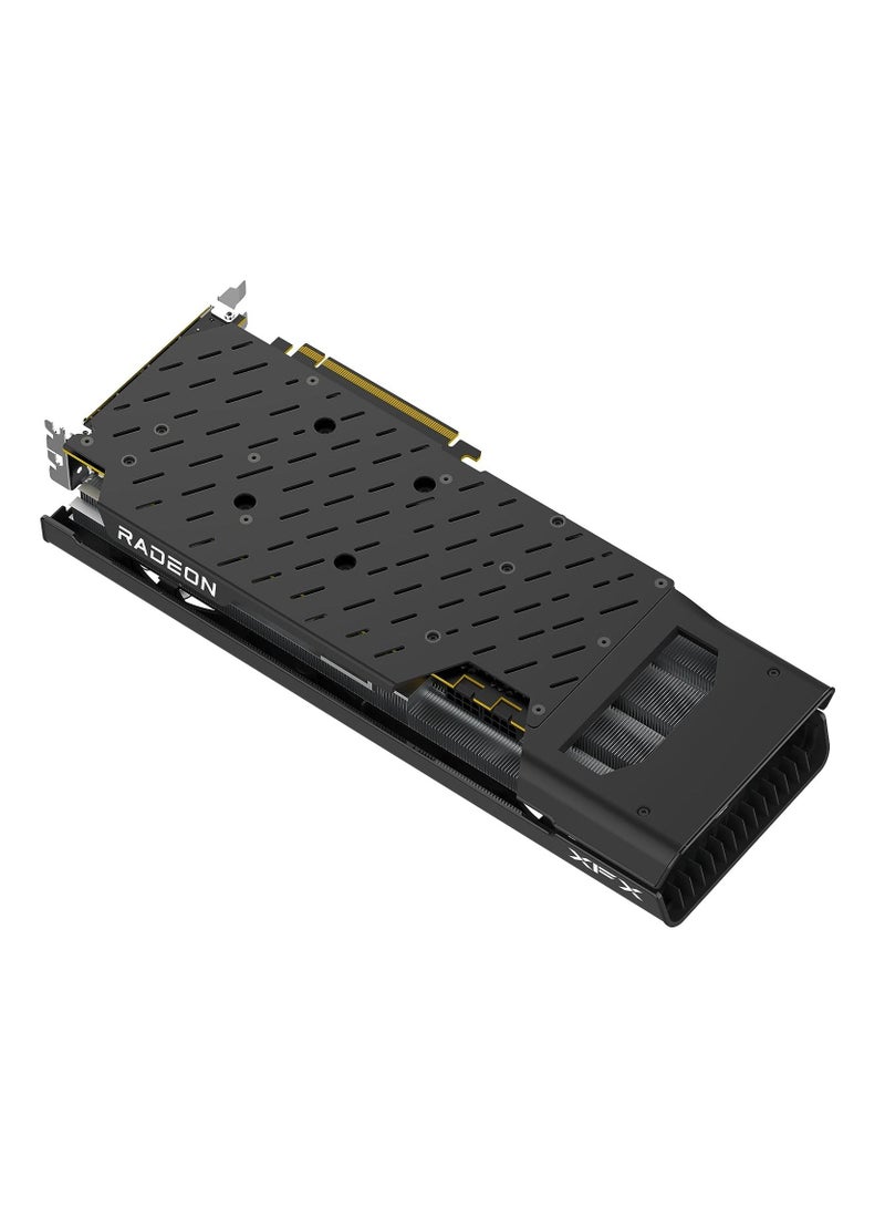 XFX Speedster QICK319 RX 7700 XT Black Gaming Graphics Card 12GB GDDR6 HDMI 3xDP, AMD RDNA 3 RX-77TQICKB9