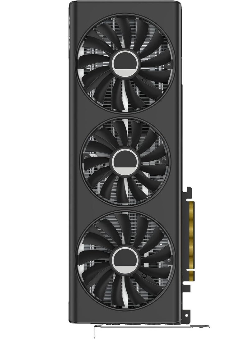 XFX Speedster QICK319 RX 7700 XT Black Gaming Graphics Card 12GB GDDR6 HDMI 3xDP, AMD RDNA 3 RX-77TQICKB9
