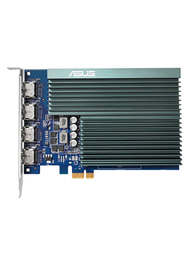 GeForce GT 730 Low Profile Graphics Card, For Silent HTPC Build, 2GB GDDR5 64-bit Memory, 902MHz Engine Clock, 5010MHz Memory Speed, PCI Express 2.0, DVI-D / D-Sub / HDMI 1.4a | 90YV06N2-M0NA00 Black