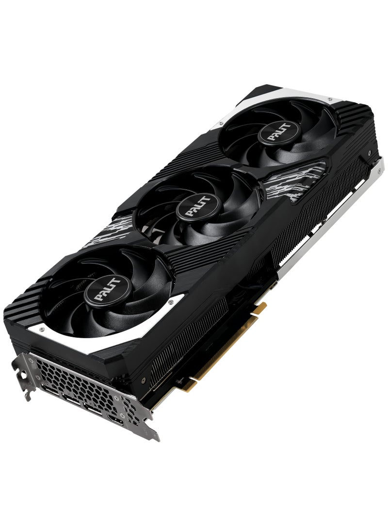 NVIDIA GeForce RTX™ 4070 Gaming Pro 12GB GDDR6X Graphics Card, 5888 CUDA Cores, 2475 MHz Boost Clock, 21Gbps,192bits Interface, PCI Gen 4,DP 1.4ax3,HDMI 2.1a x1 | NED4070019K9 1043A Black