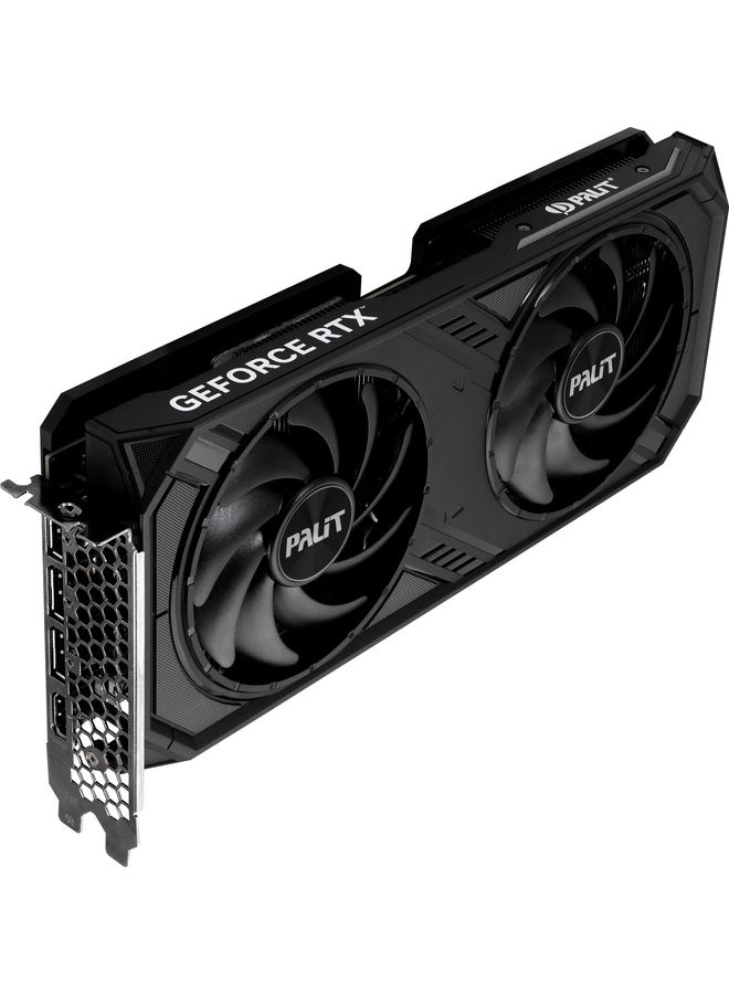 NVIDIA GeForce RTX™ 4070 Dual 12GB GDDR6X Graphics Card 5888 CUDA Cores 2475 MHz Boost Clock 21Gbps 192bits Interface PCI Gen 4 DP 1.4ax3 HDMI 2.1a x1 Black