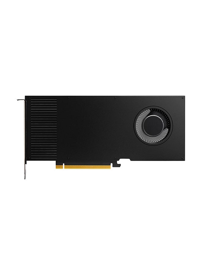 NVIDIA GeForce RTX A4000 Professional Graphic Card 16GB GDDR6 PCI Express 4.0 x16, Dual Slot, 4x DisplayPort, 8K Support, Ultra Quiet Active Fan, VCNRTXA4000-PB Black