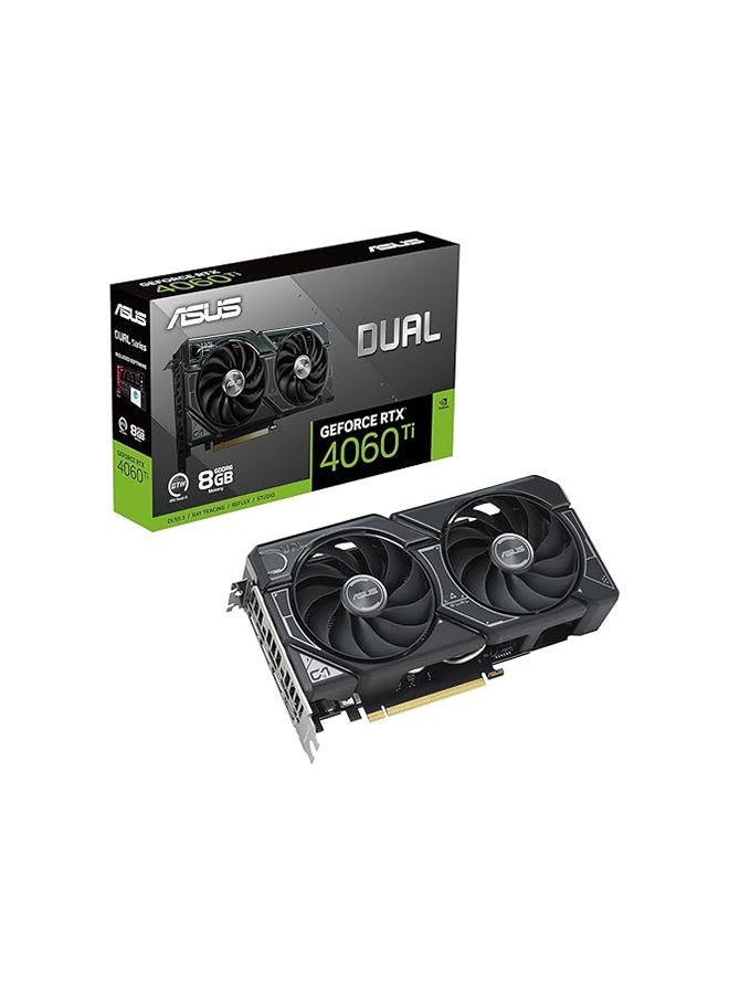 GeForce RTX 4060 Ti Dual OC (8GB GDDR6/PCI Express 4.0/2595MHz/18000MHz)
