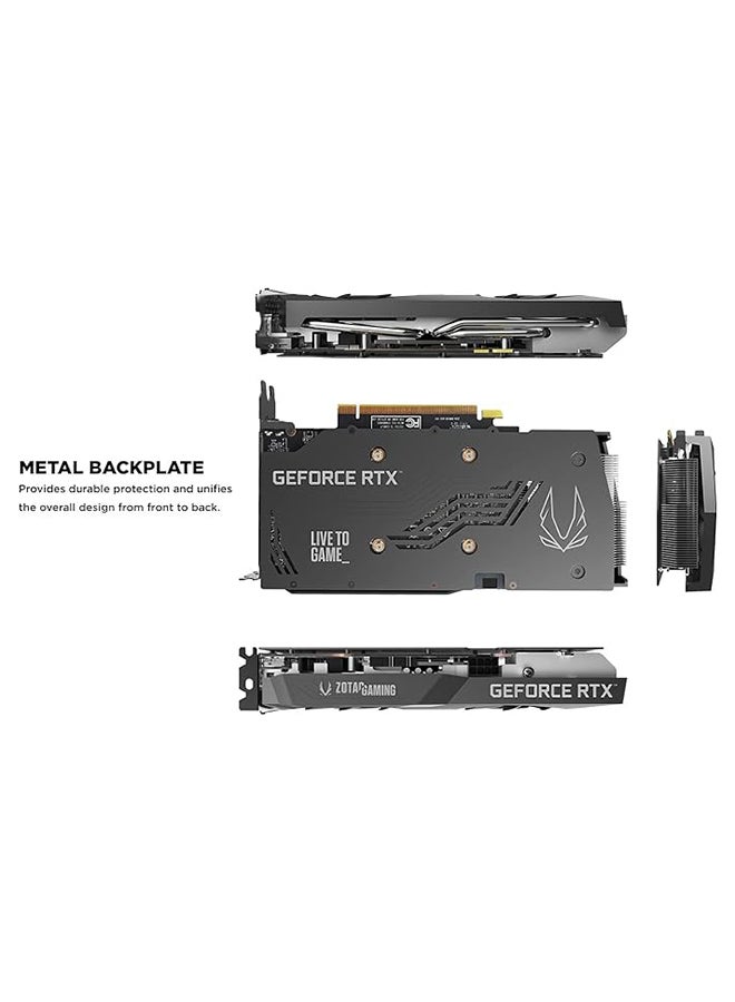 Gaming GeForce RTX™ 3050 Twin Edge 8GB GDDR6 128-bit 14 Gbps PCIE 4.0 Gaming Graphics Card, IceStorm 2.0 Advanced Cooling, Freeze Fan Stop, Active Fan Control, ZT-A30500E-10M Black