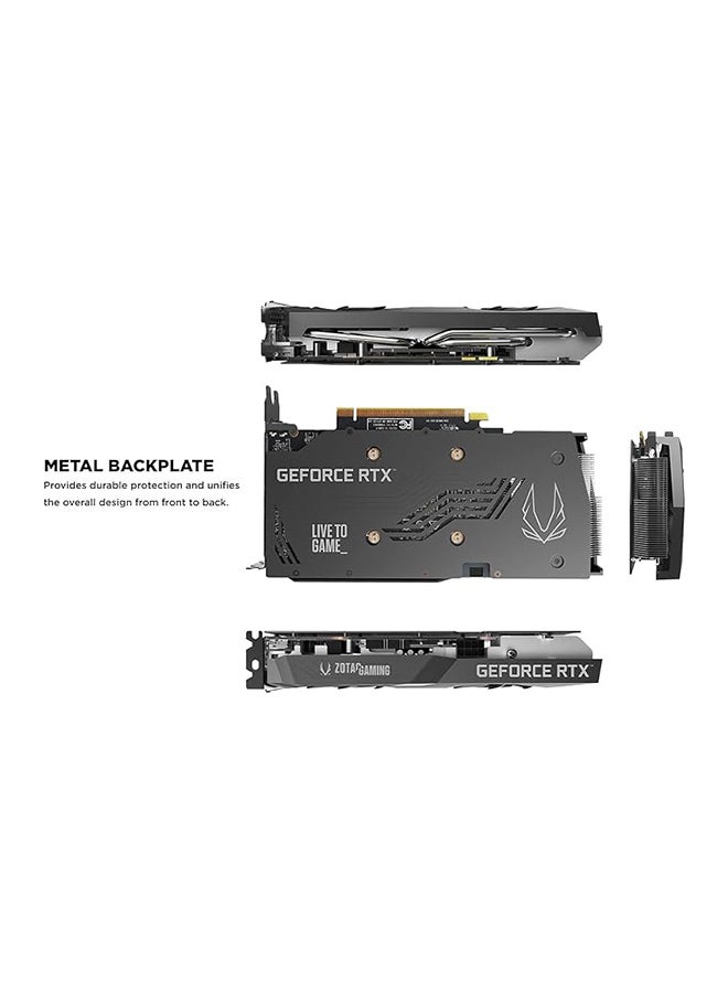 Gaming GeForce RTX™ 3050 Twin Edge 8GB GDDR6 128-bit 14 Gbps PCIE 4.0 Gaming Graphics Card, IceStorm 2.0 Advanced Cooling, Freeze Fan Stop, Active Fan Control, ZT-A30500E-10M Black
