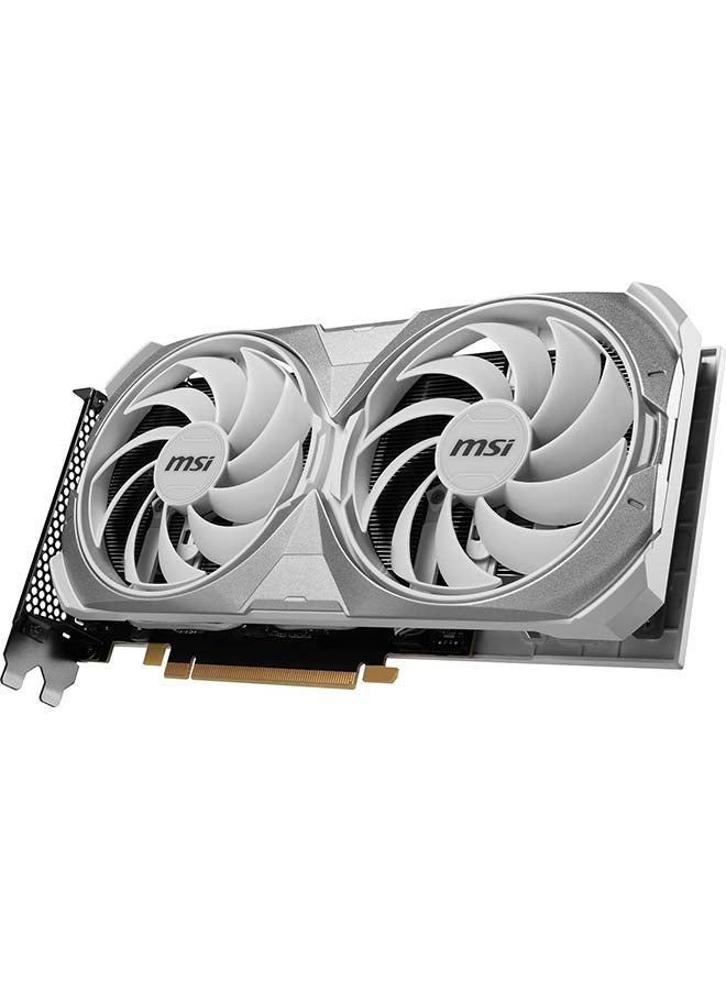 GeForce RTX 4070 Ventus 2X 12G OC Graphics Card, 12GB GDDR6X 192-Bit Memory, 2505MHz Boost Clock, 5888 CUDA Cores, 21Gbps Memory Speed, PCIe Gen 4, 3x DP / HDMI, White