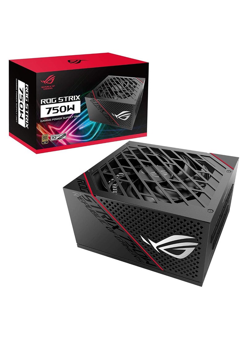 ROG Strix 750W Gold PSU Brings Premium Cooling Performance Modular Power Supply Black