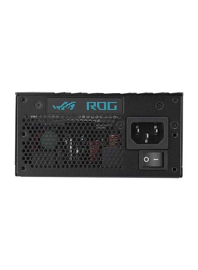 Rog Loki SFX-L 850W Power Supply Unit, ATX 3.0 Compatible, ROG Heatsinks, Fully Modular, PCIe Gen 5.0, 120mm ARGB-Illuminated Fan & Aura Sync - Black Black