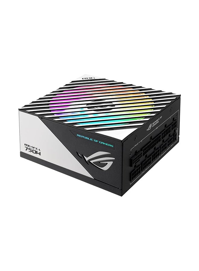 Rog Loki SFX-L 850W Power Supply Unit, ATX 3.0 Compatible, ROG Heatsinks, Fully Modular, PCIe Gen 5.0, 120mm ARGB-Illuminated Fan & Aura Sync - Black Black