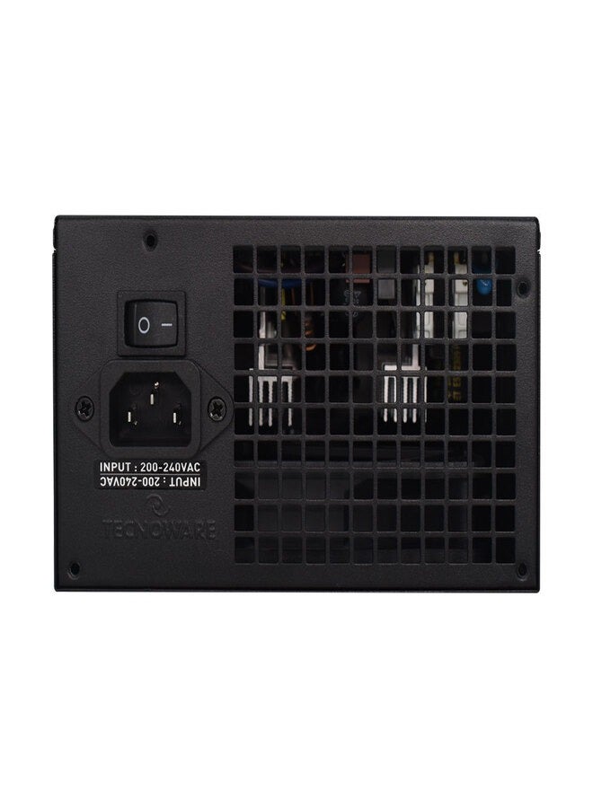 Tecnoware Hyper Stream 400 ATX Office PC Power Supply, 12 cm Fan, 1 x 24 Poles, 1 x 12 V 4+4 Poles, 1 x 6+2 PCI-E, 2 x Molex, 4 x SATA.