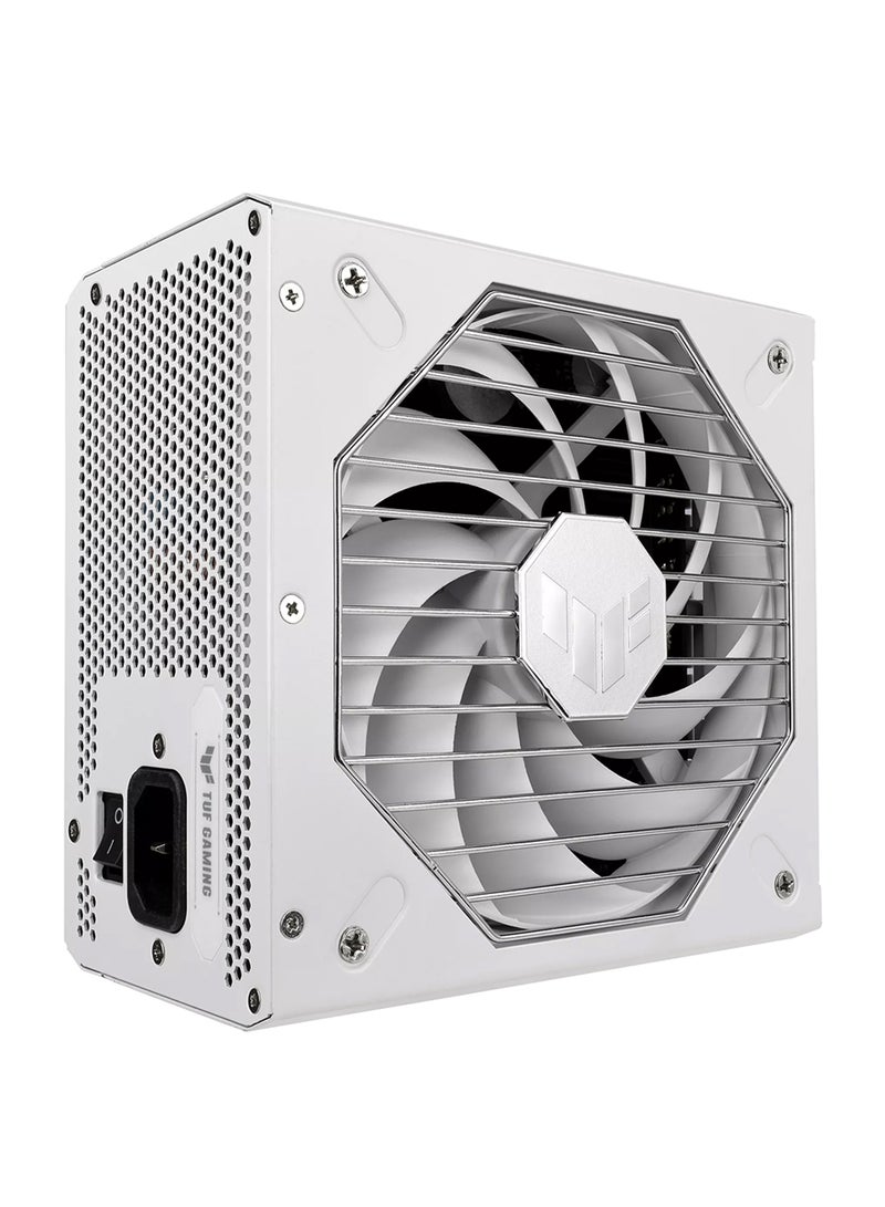 TUF Gaming 1000W Gold White Edition ATX Power Supply, Active PFC, Military-Grade Certification, Fully Modular Etched Cables, Axial-Tech Fan Design, 80 Plus Gold Certification, Dual Ball Fan Bearings, Protective PCB Coating | 90YE00S5-B0NA00 White