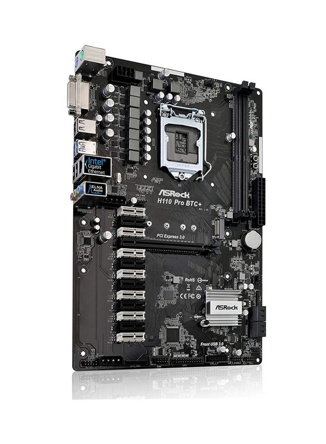 H110 Pro Btc+ Motherboard With 13 Pcie Gpu Support