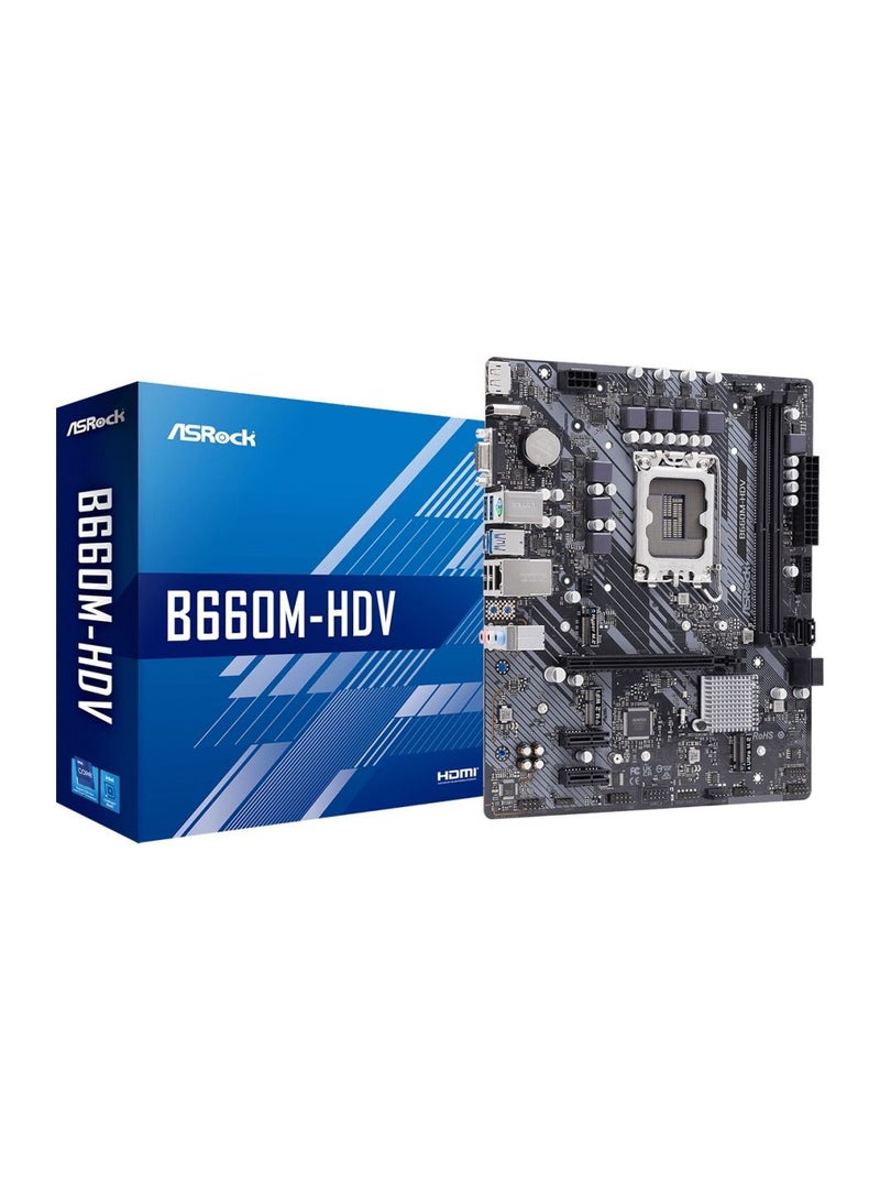 ASRock B660M-HDV Lga 1700 12th Generation Intel Motherboard