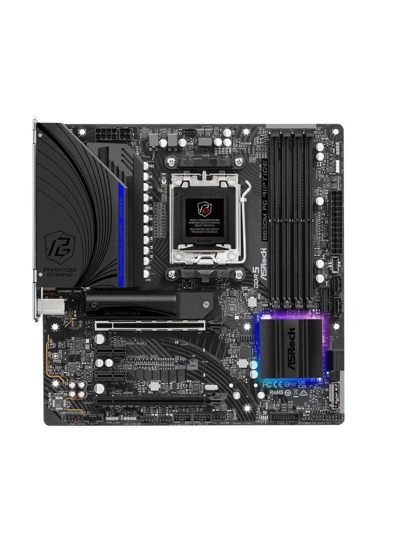 ASRock B650M PG Riptide WiFi AMD 600 Series mATX Motherboard